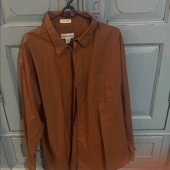 Pronto Uomo Other - Pronto Uomo Dark Brown Cotton Shirt